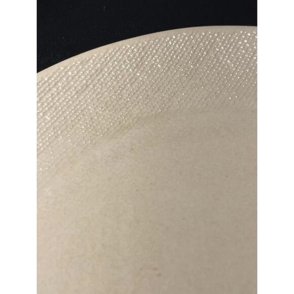 Poc à Poc France 1999 Linen-Texture Stoneware Dinner Plates Set of 8, 9” - Picture 8 of 14